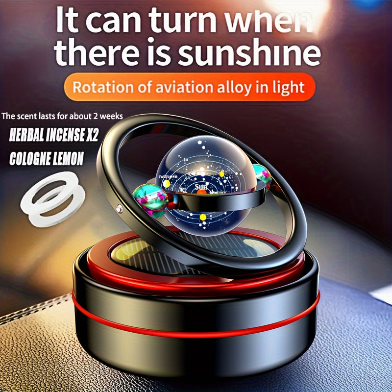 Drehendes Autoornament des Sonnensystems