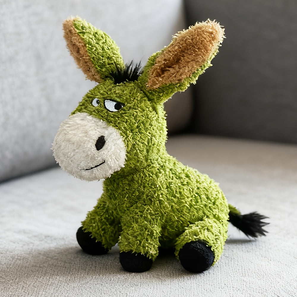 Juguete de peluche para perros con forma de burro