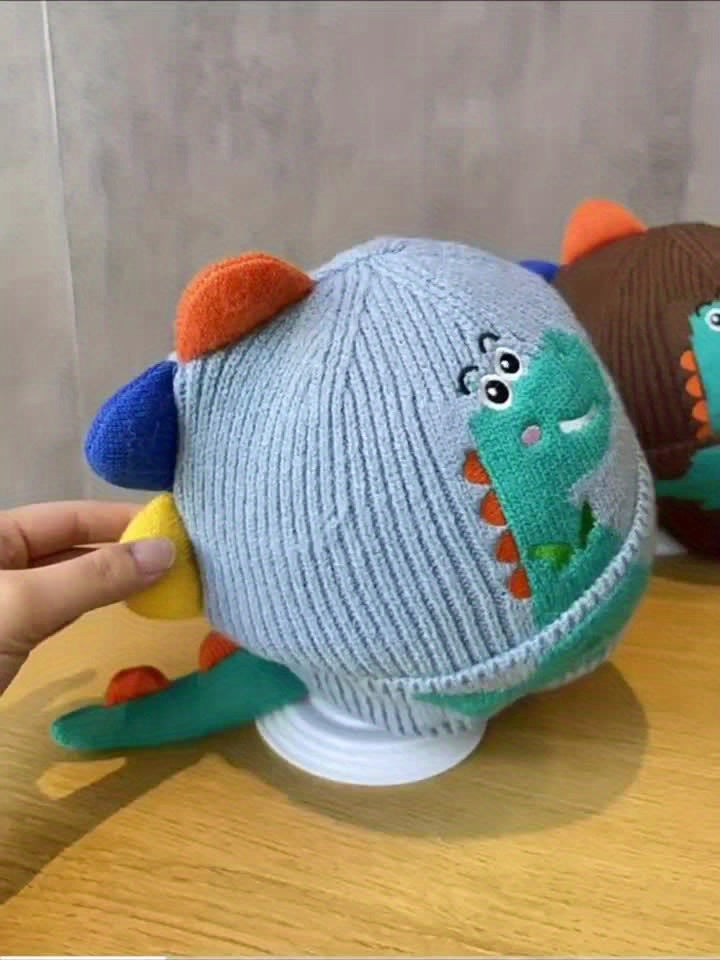 Kids Dinosaur Earflap Beanie
