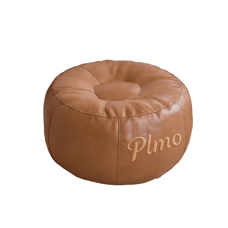 Puf otomano redondo de almacenamiento