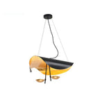 Skulpturel buet LED-pendellampe