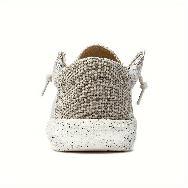 Herren-Freizeitschuhe aus Canvas mit Schnürsenkeln