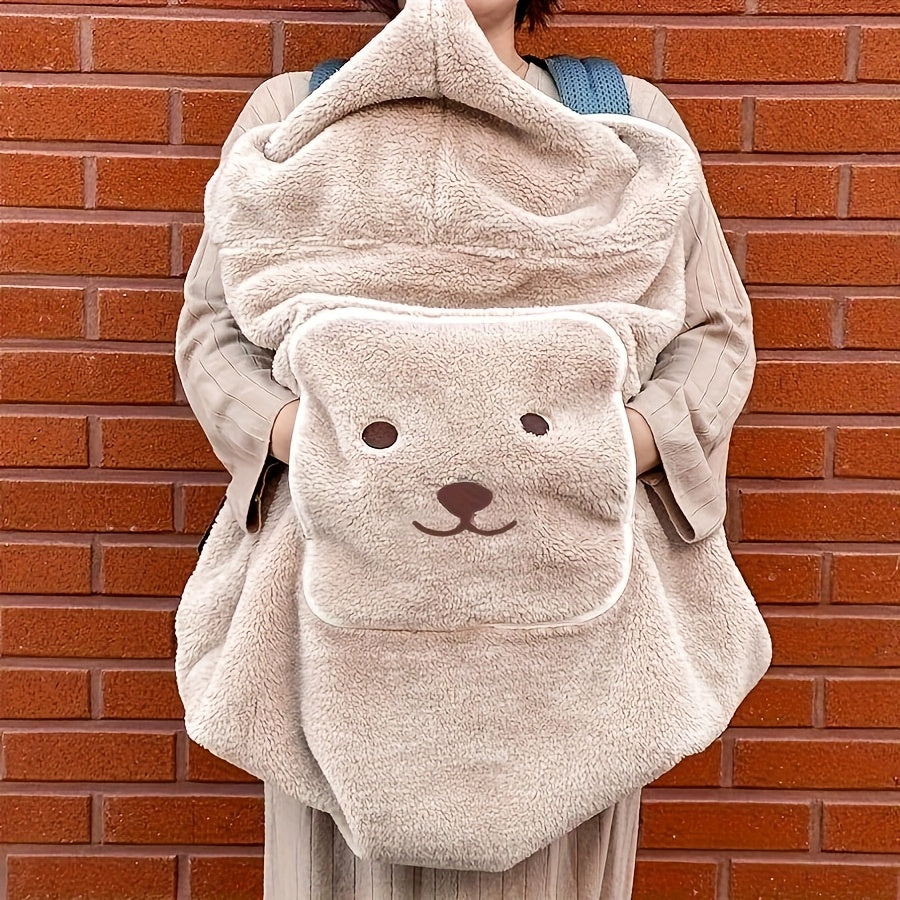 Plush Fabric Baby Carrier Cover