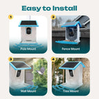 Solar Smart Bird Feeder with HD Camera