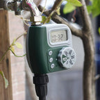 Temporizador digital de riego para jardín con control de irrigación programable