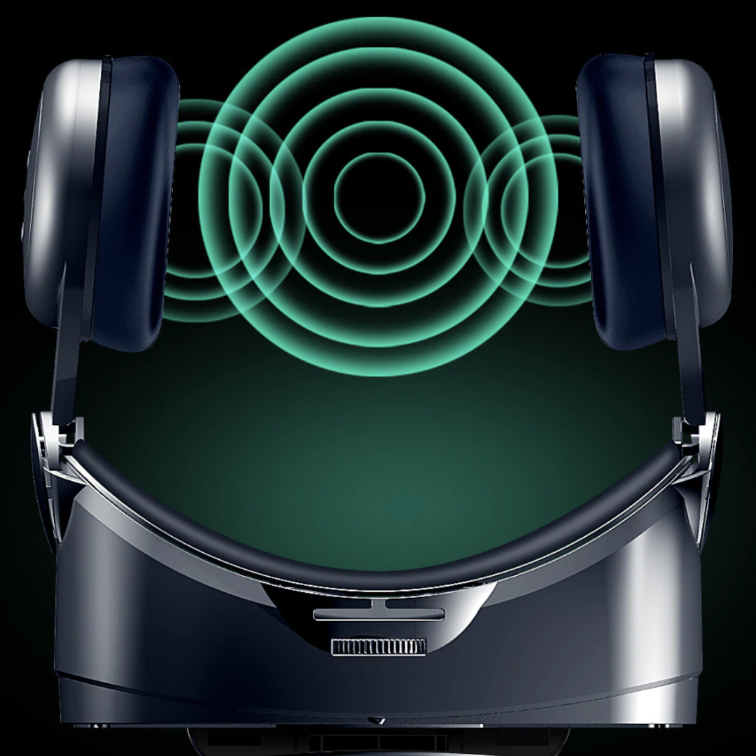 Visore VR per smartphone con cuffie integrate e lenti regolabili