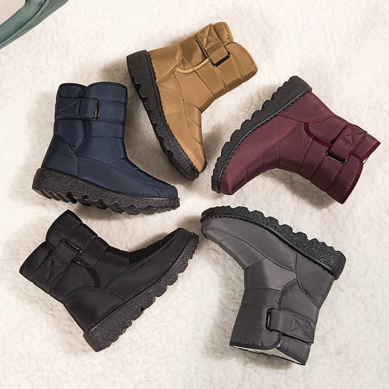 Stivaletti invernali imbottiti unisex alla caviglia