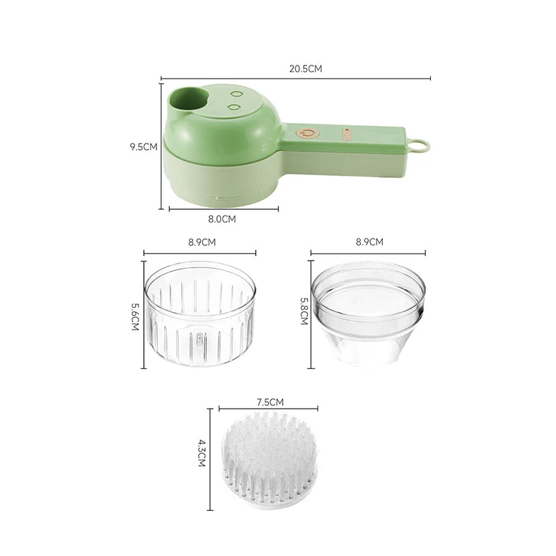 4-in-1 Cordless Electric Vegetable Chopper