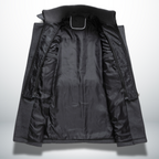 Men’s Layered Stand Collar Coat