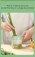 4-in-1 Cordless Electric Vegetable Chopper