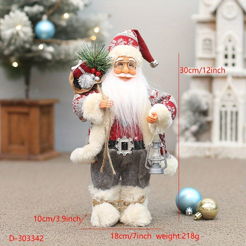 Figura natalizia decorativa di Babbo Natale