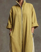 Dame Lynlås Foran Løs Jogger Jumpsuit