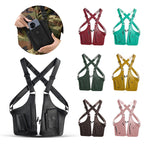 Bolso bandolera con múltiples bolsillos