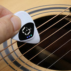 Púa afinadora digital para guitarra