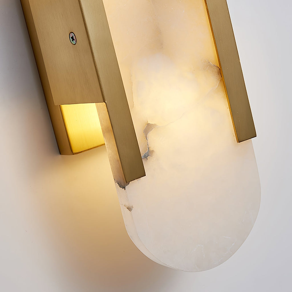 Marble Effect LED Wall Light