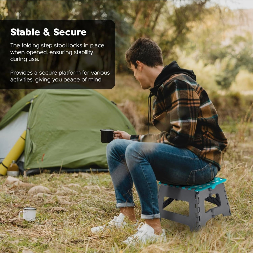 Foldable Step Stool with Grip Surface
