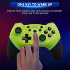 Control de juego ergonómico de estilo inalámbrico con dos joysticks y cable de carga USB