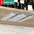 Weinglashalter für unter den Schrank, 2er-Pack, für Stielgläser