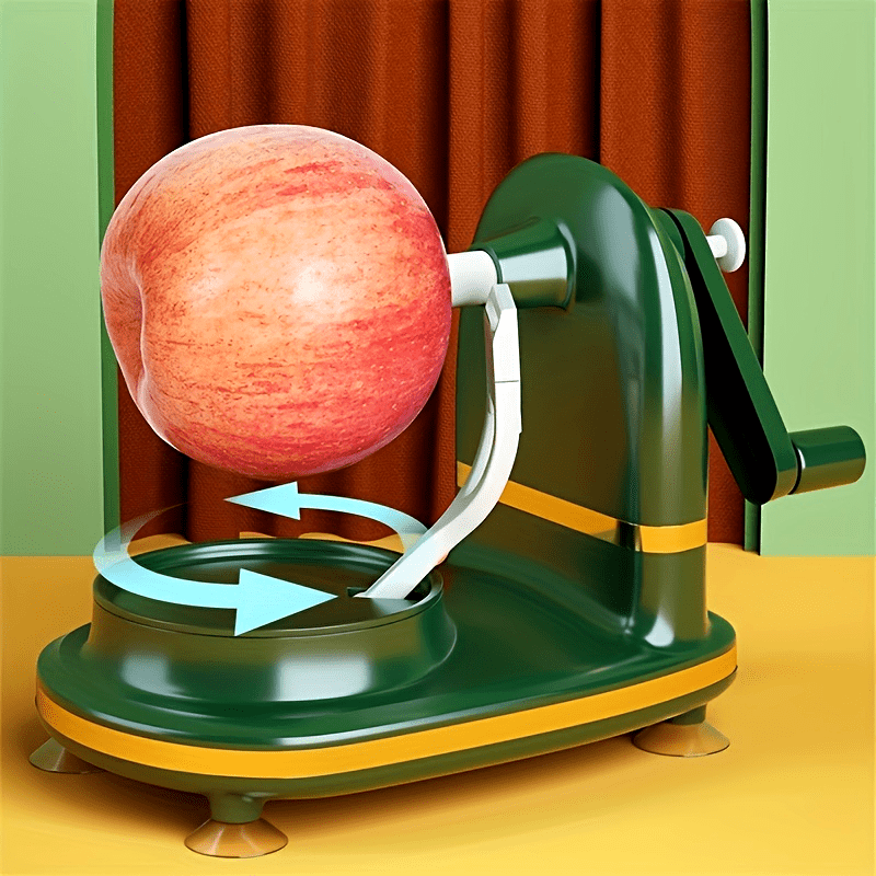 Pelador manual de manzanas giratorio