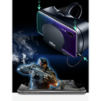 Visore VR per smartphone con cuffie integrate e lenti regolabili