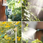 Temporizador digital de riego para jardín con control de irrigación programable