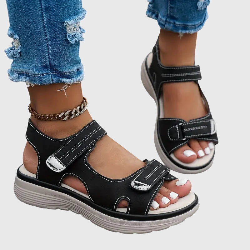 Sandales confortables réglables pour femmes, idéales au quotidien