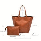 Übergroße lässige Schultertasche