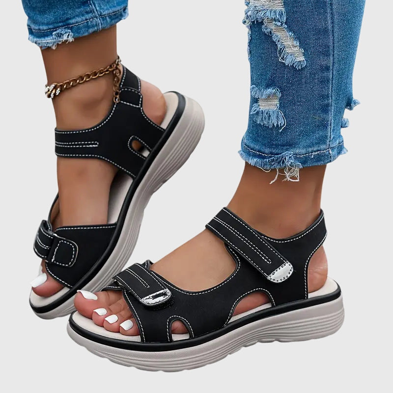 Sandales confortables réglables pour femmes, idéales au quotidien