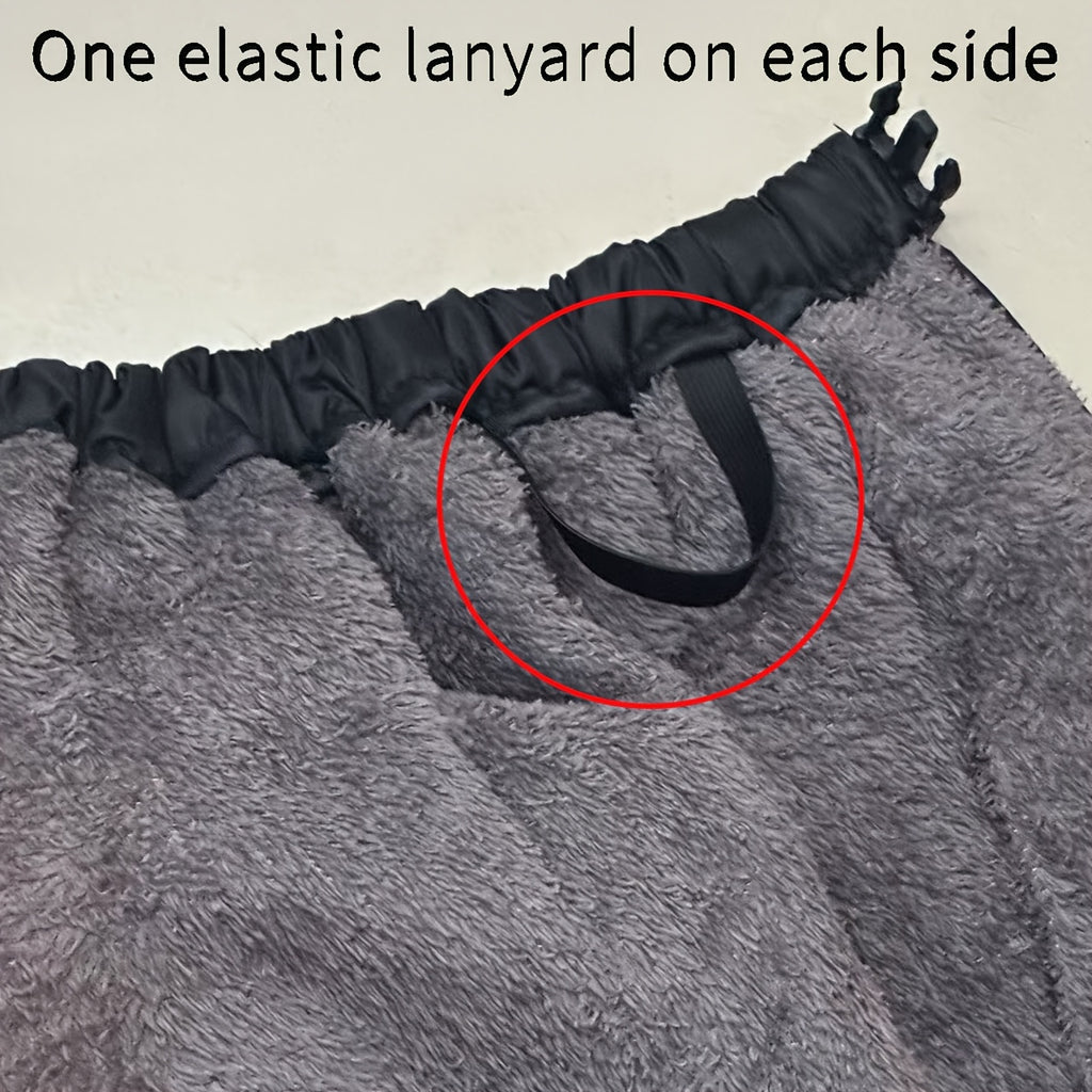 Insulated Motorcycle Leg Apron Cover for Cold Weather Riding and Wind Protection
