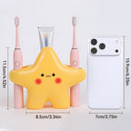 Star-Shaped Electric Toothbrush Holder