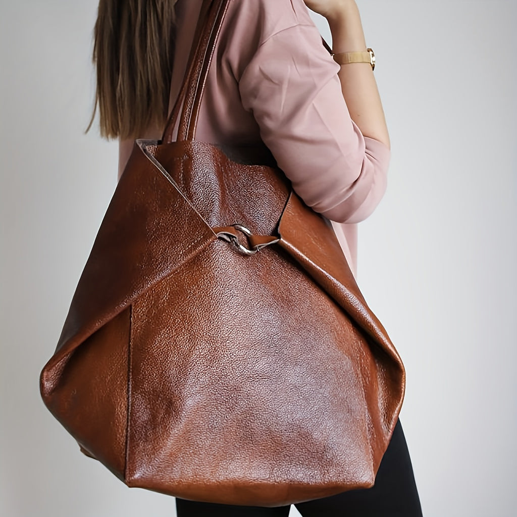 Übergroße lässige Schultertasche