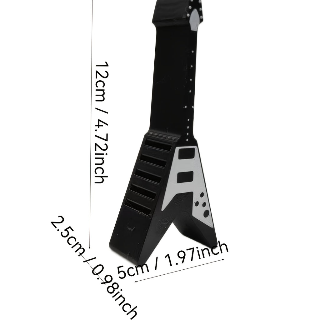 Soporte para púas con forma de guitarra