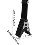 Soporte para púas con forma de guitarra