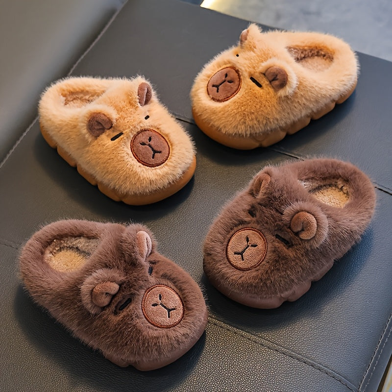 Plush Bear House Slippers