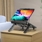 Adjustable Laptop Stand with Phone Holder
