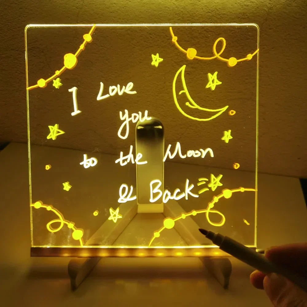 LED Glowing Drawing Board for Kids