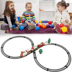 Set di trenino giocattolo per albero di Natale FestiveRail