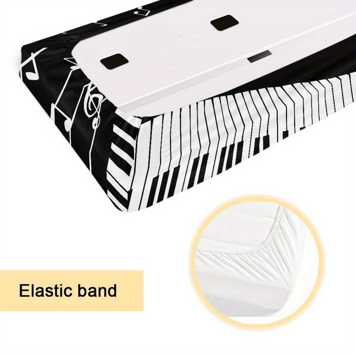 Staubschutzhaube für Piano-Tastatur