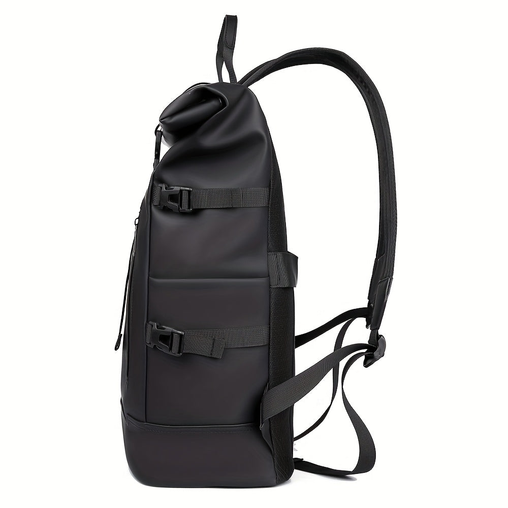Mochila de viaje impermeable con cierre enrollable