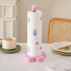 Portarrollos de cocina con diseño de flores