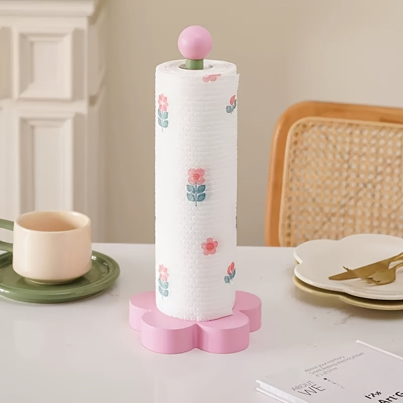 Portarrollos de cocina con diseño de flores
