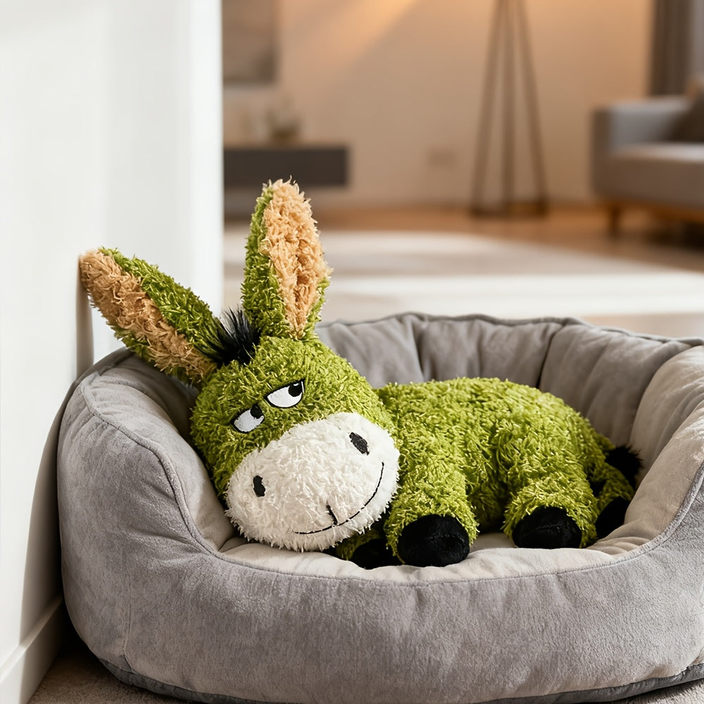 Juguete de peluche para perros con forma de burro