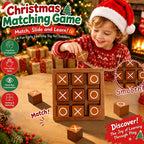 Wooden Noughts and Crosses Puzzle Game