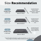 Self-Warming Plush Pet Mat