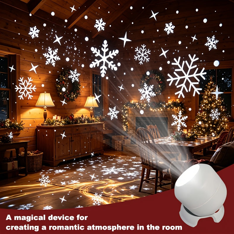 Christmas Snowflake Projection Light
