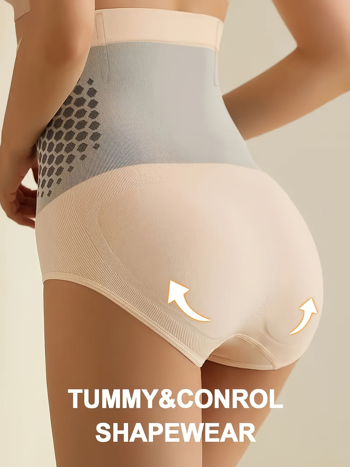 Højtaljede formende shorts