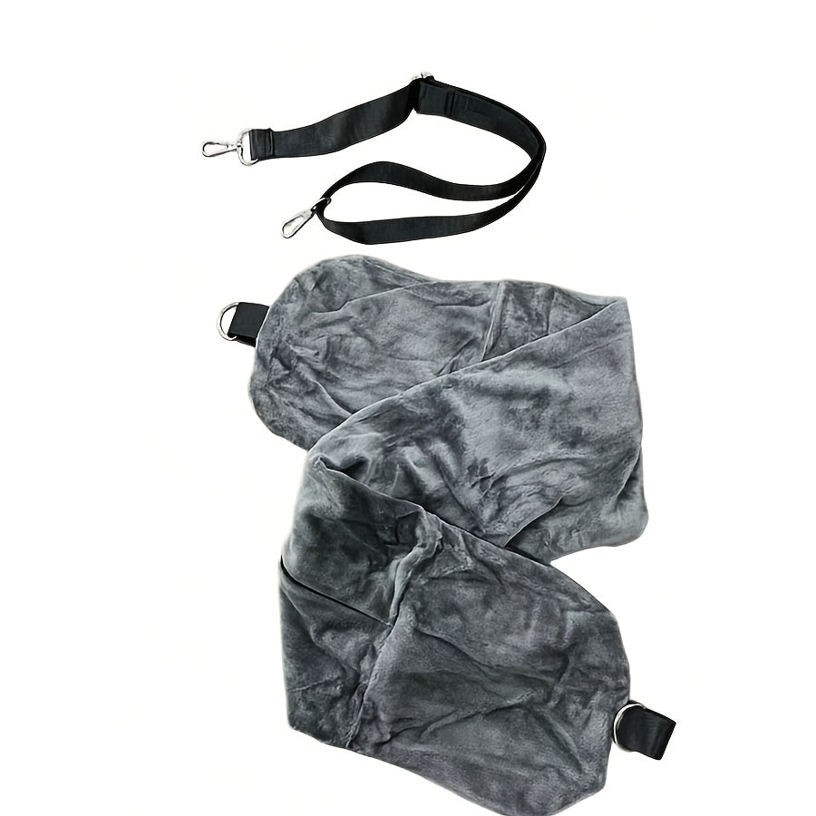 Almohada de viaje cervical ponible con almacenamiento