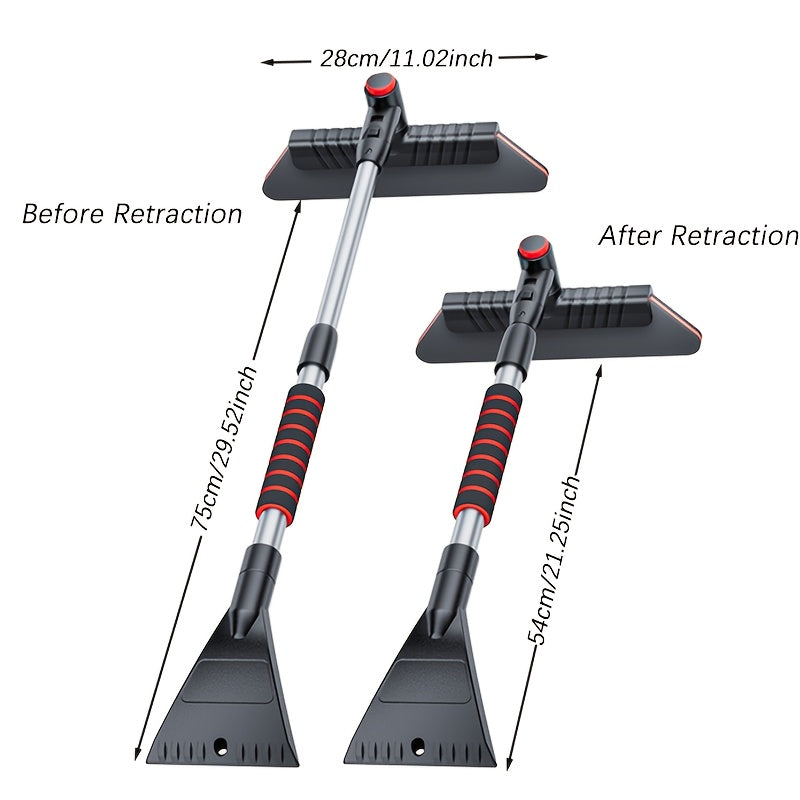 Extendable Car Snow Scraper and Brush