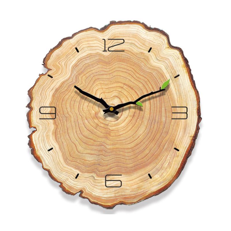 Wood Slice Wall Clock