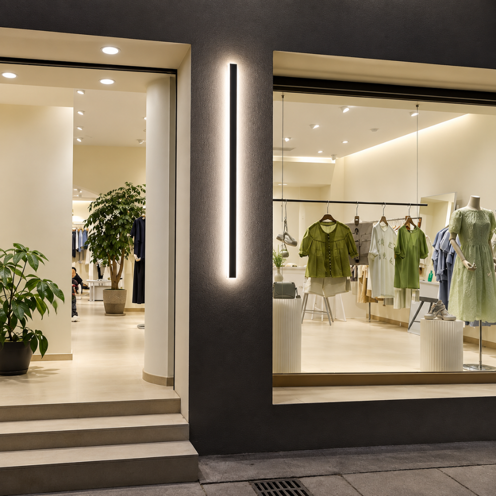 Lampada da parete lineare architettonica a LED con protezione dagli agenti atmosferici IP65